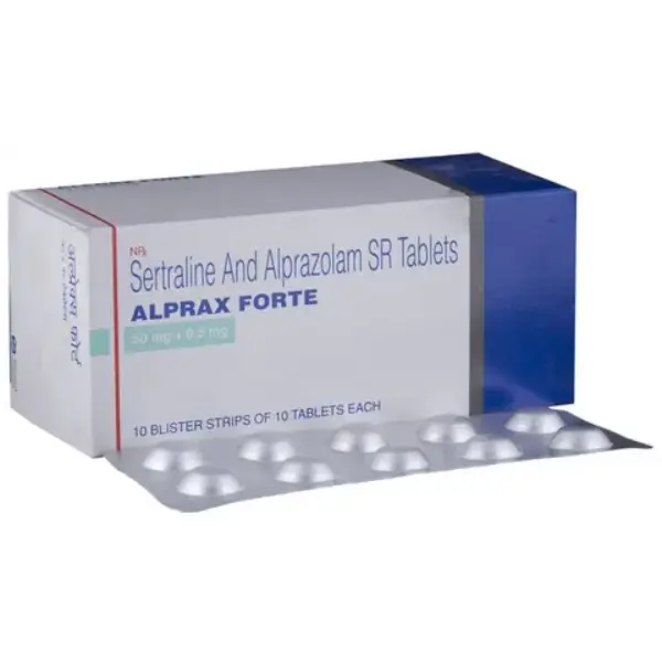 Alprax Forte 0.5 mg/50 mg Tablet